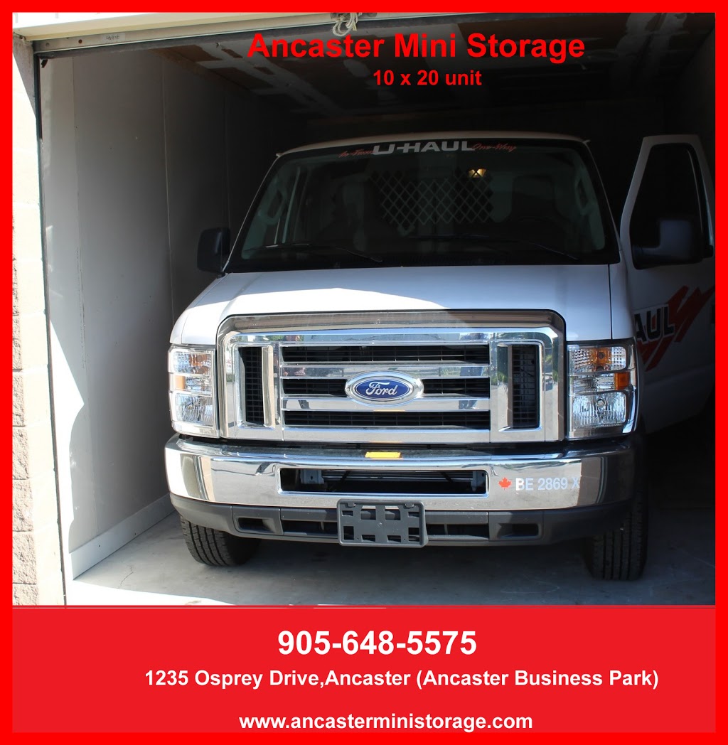 Ancaster Mini Storage and U-Haul | 1235 Osprey Dr # 1, Ancaster, ON L9G 4V5, Canada | Phone: (905) 648-5575