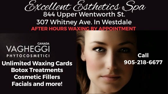 Excellent Esthetics after hours waxing | 307 Whitney Ave, Hamilton, ON L8S 2H1, Canada | Phone: (905) 528-2065