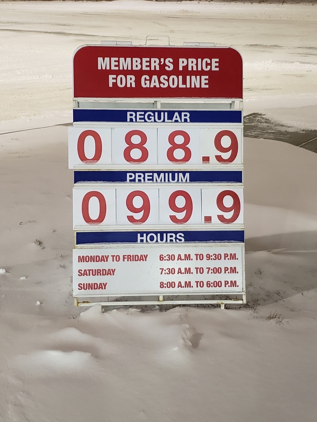 Costco Gas Station | 2584 46 Ave E, Edmonton International Airport, AB T9E 1K2, Canada | Phone: (825) 319-2061