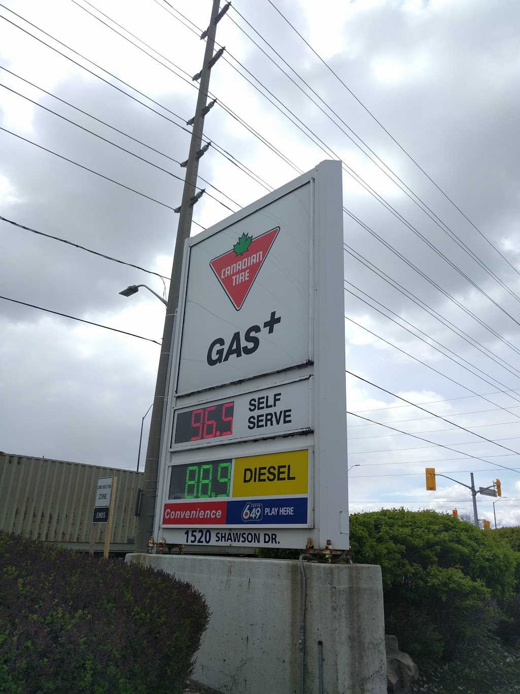 Canadian Tire Gas+ - MIS | 1520 Shawson Dr, Mississauga, ON L4W 4W9, Canada | Phone: (289) 562-0257
