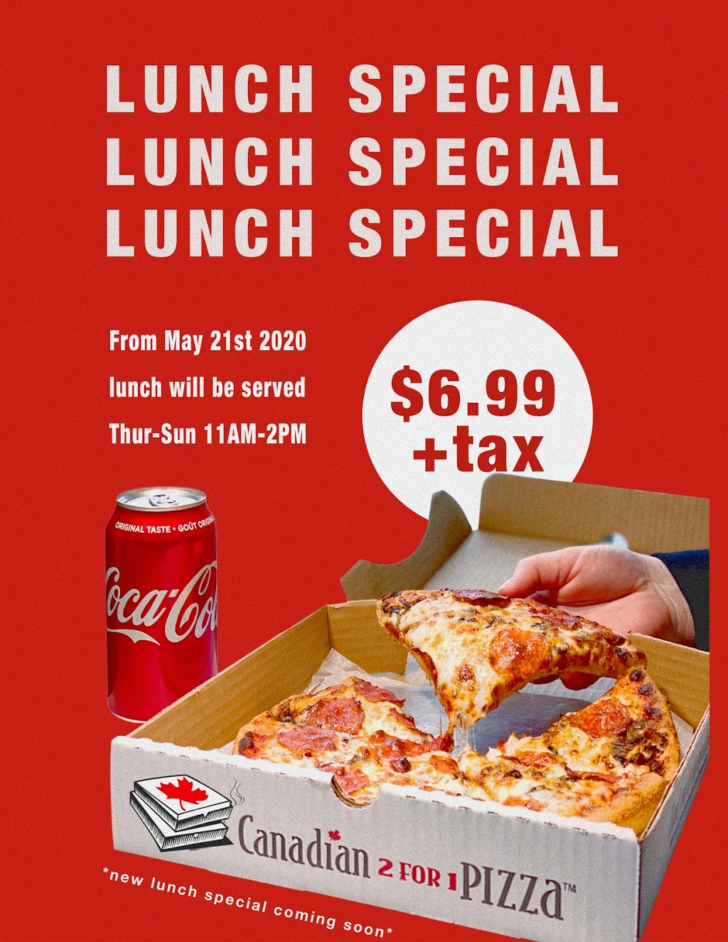 Canadian 2 For 1 Pizza | 7244 Pioneer Ave, Agassiz, BC V0M 1A0, Canada | Phone: (604) 796-2411