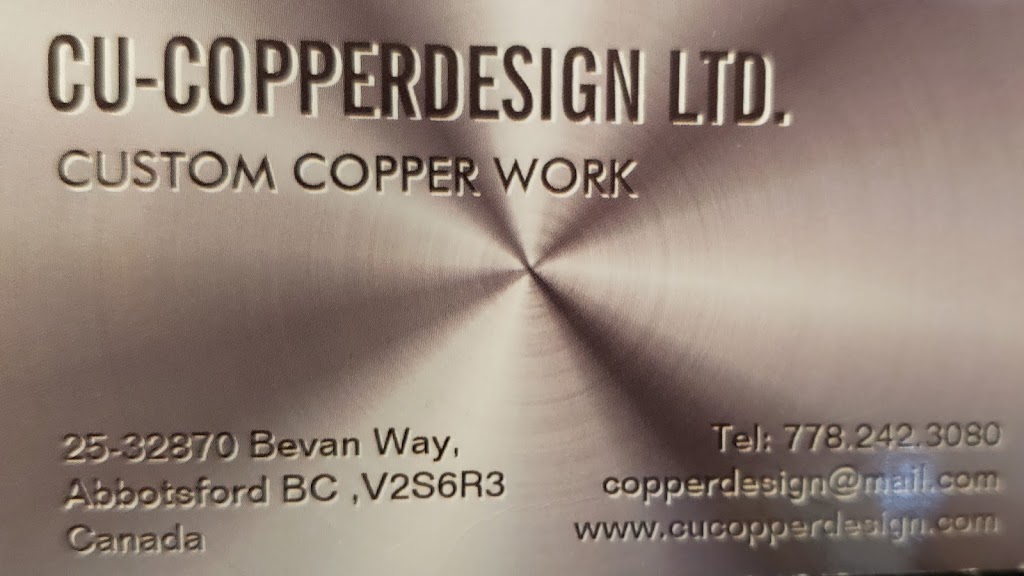 CU-COPPER DESIGN | 46766 Woodspring Pl, Chilliwack, BC V2R 3W6, Canada | Phone: (778) 242-3080