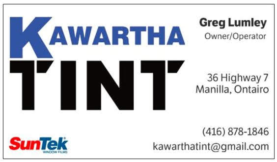 Kawartha Tint | 36 ON-7, Manilla, ON K0M 2J0, Canada | Phone: (416) 878-1846