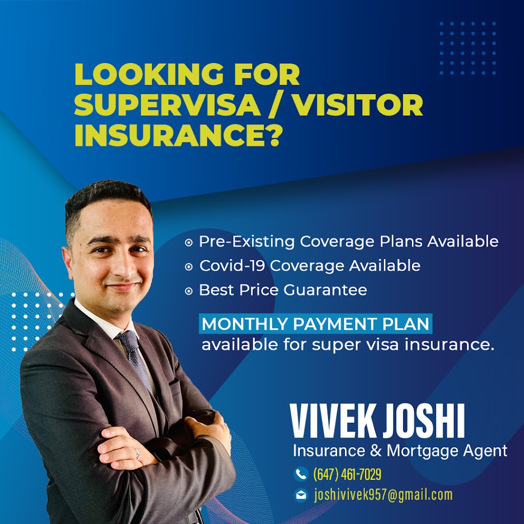 Vivek Joshi - Insurance and Mortgage agent | 223 Britannia Ave E, Oshawa, ON L1L 0B4, Canada | Phone: (647) 461-7029
