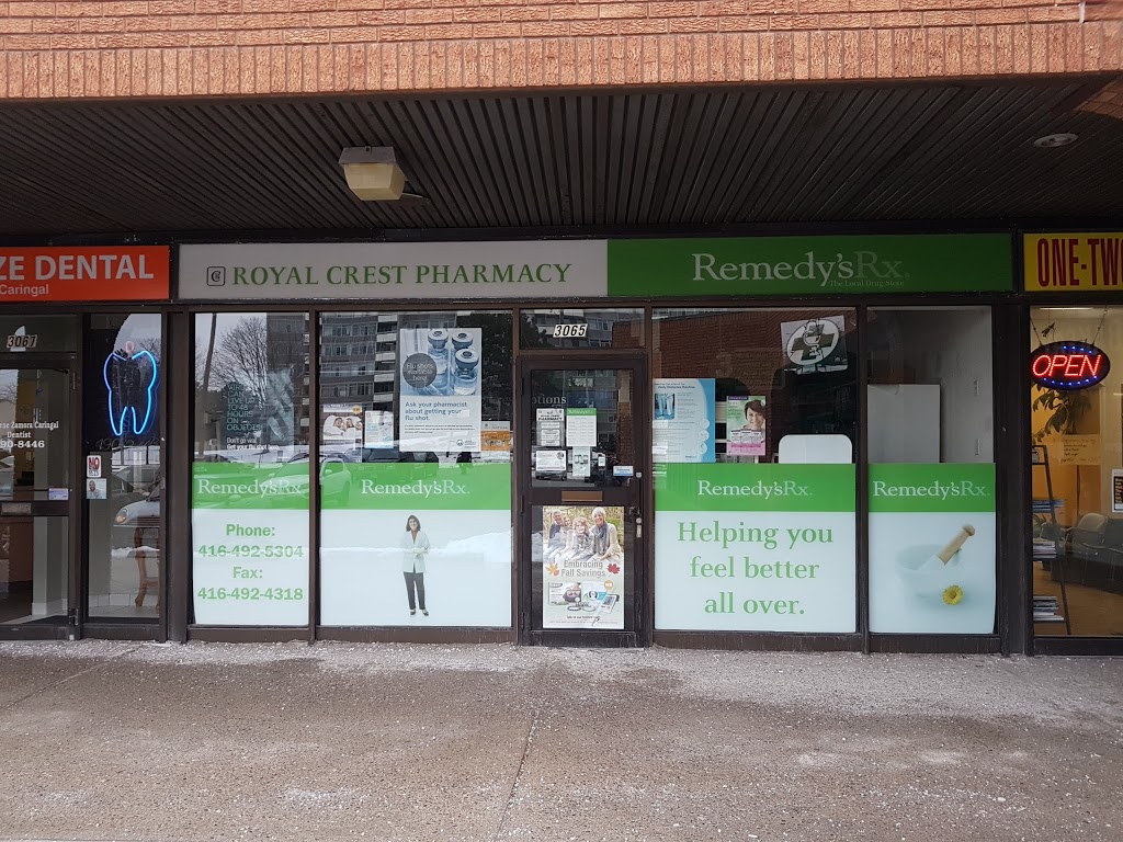 RemedysRx - Royal Crest Pharmacy | 3065 Pharmacy Ave, Scarborough, ON M1W 2H1, Canada | Phone: (416) 492-5304