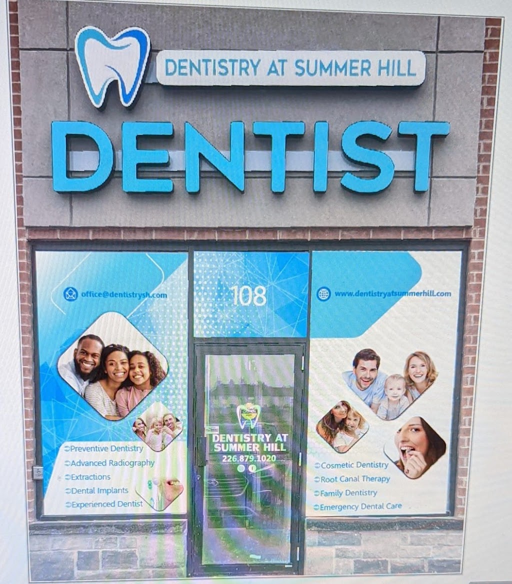 Dentistry At Summer Hill | 303 Col Phillips Dr Unit 108, Shelburne, ON L9V 3X7, Canada | Phone: (226) 879-1020