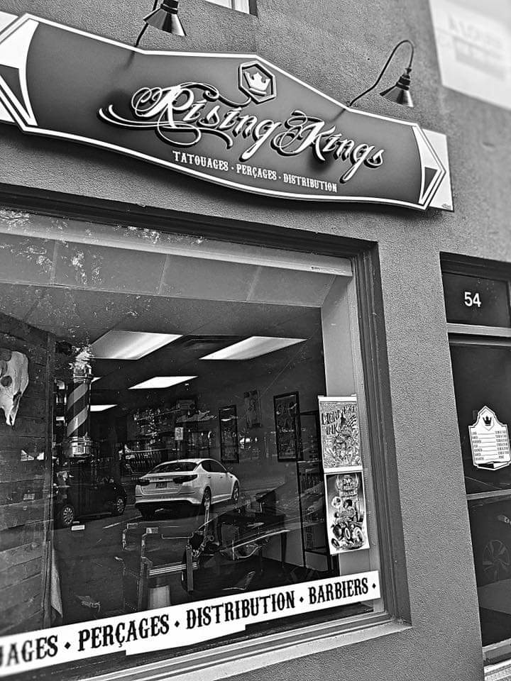 Rising Kings Tatouages, percages et barbiers | 54 Rue Charlotte, Sorel-Tracy, QC J3P 1G3, Canada | Phone: (579) 363-1313