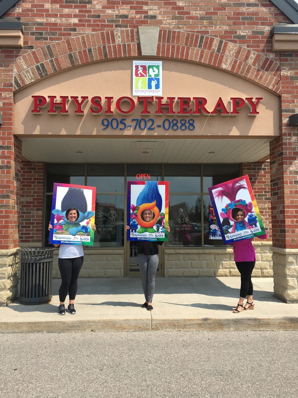 Generations Physiotherapy Ctr | 371 Mountainview Rd S, Georgetown, ON L7G 5X3, Canada | Phone: (905) 702-0888