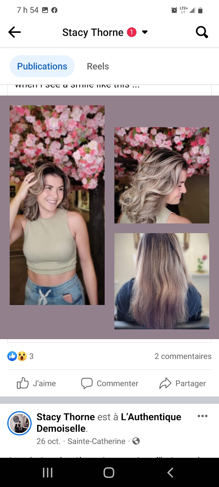 Stacy Thorne coiffure | 501 Bd Cadieux, Beauharnois, QC J6N 0R4, Canada | Phone: (438) 885-1808