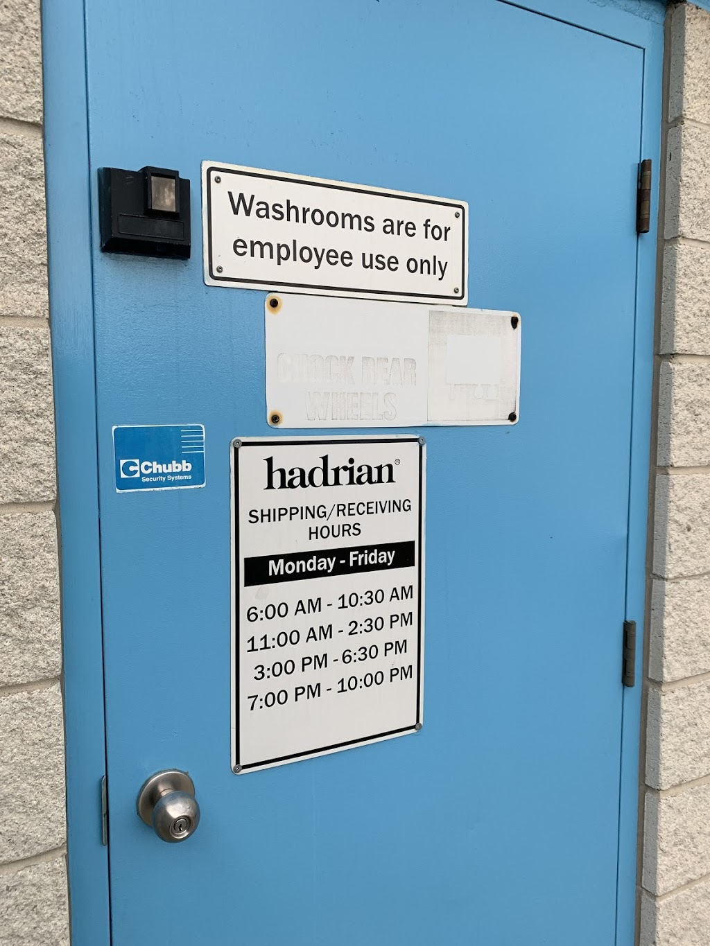 Hadrian | 965 Syscon Rd, Burlington, ON L7L 5S3, Canada | Phone: (905) 333-0300