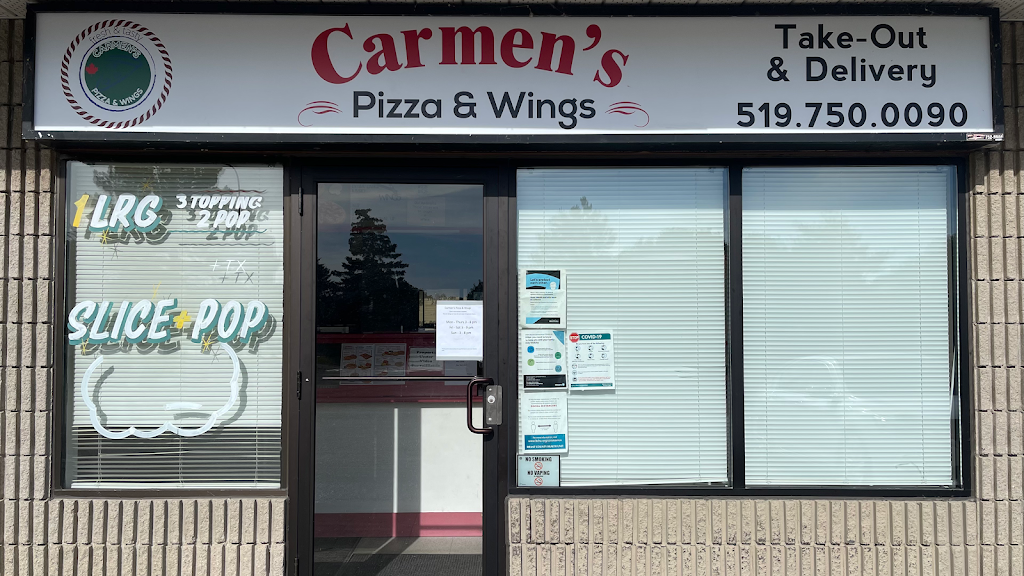 Carmens Pizza & Wings | 170 Brantwood Park Rd Unit 2, Brantford, ON N3P 1N7, Canada | Phone: (519) 750-0090