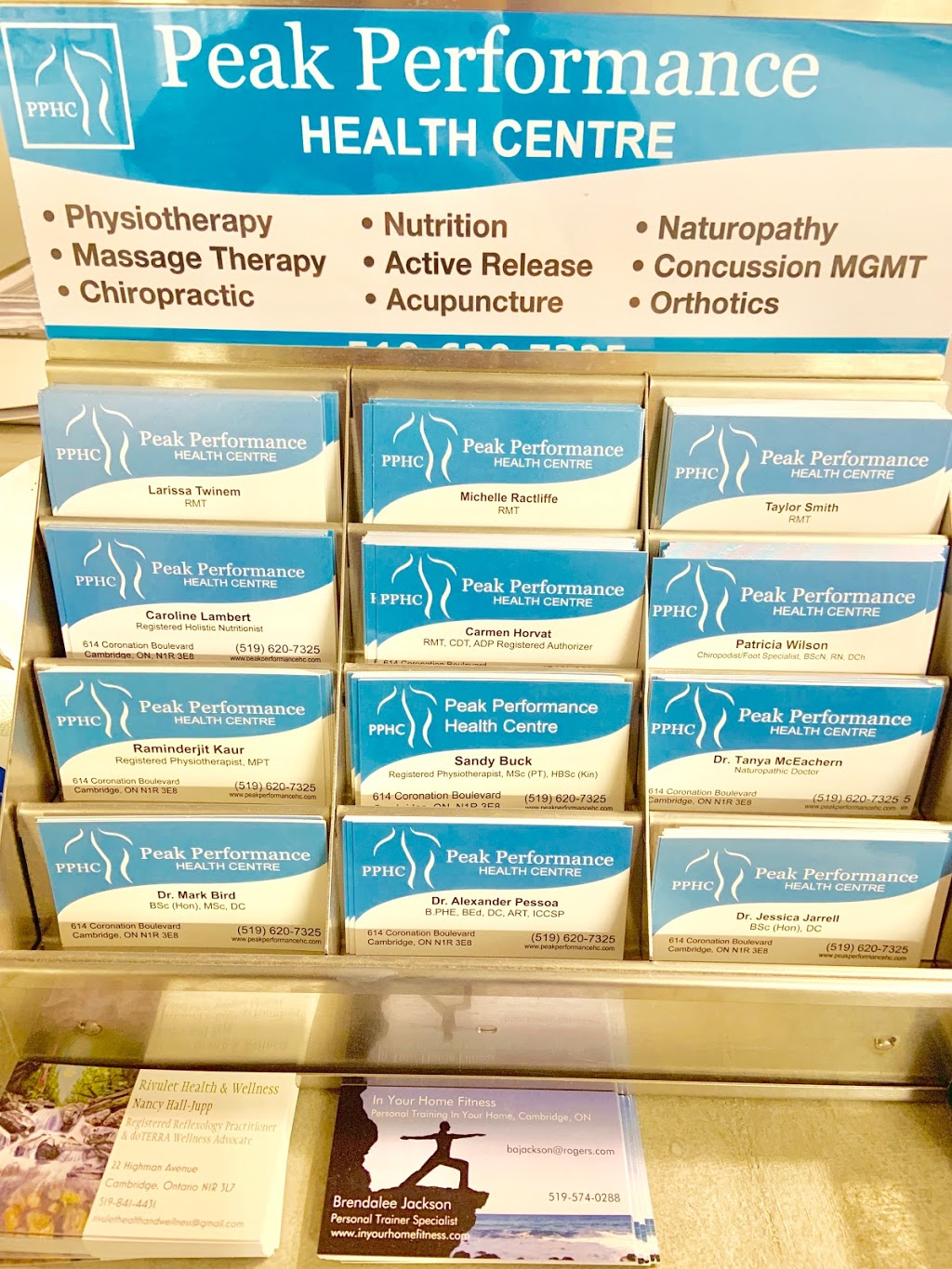 PEAK PERFORMANCE HEALTH CENTRE | 614 Coronation Blvd Suite 101, Cambridge, ON N1R 7E3, Canada | Phone: (519) 620-7325