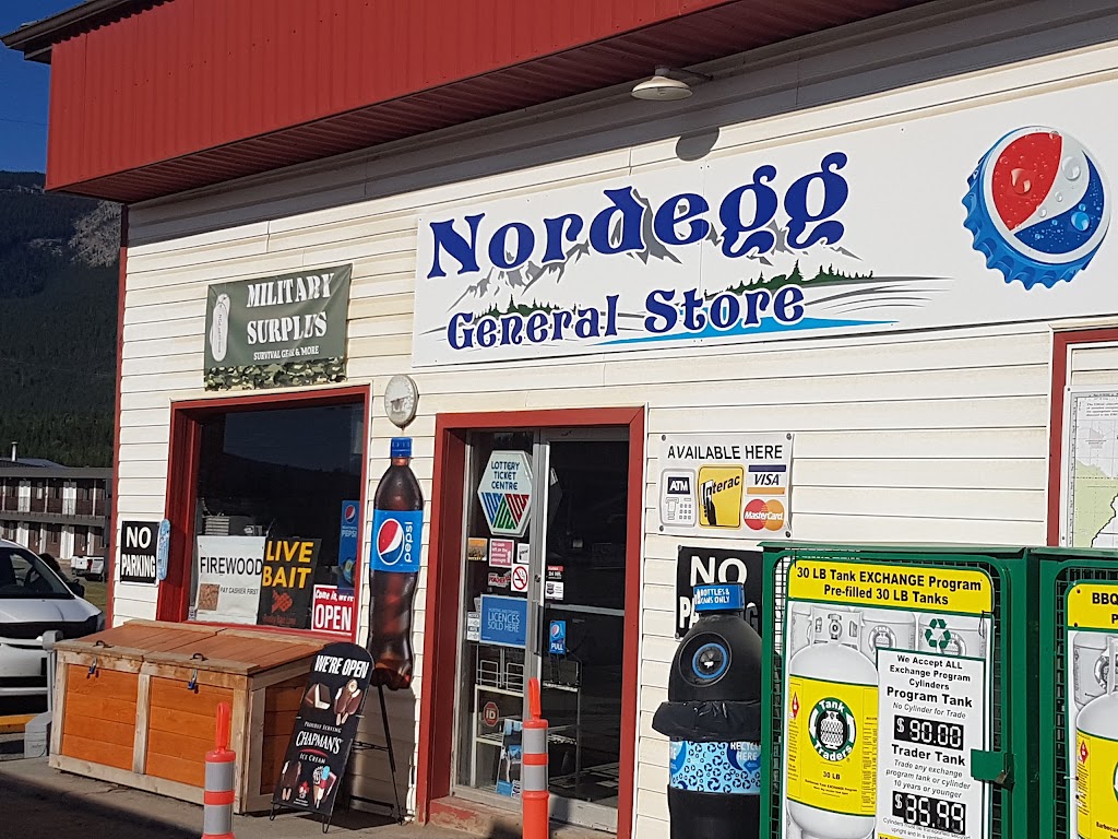 Nordegg General Store and Fas Gas | 1 Stuart St, Clearwater County, AB T0M, Canada | Phone: (403) 721-3771