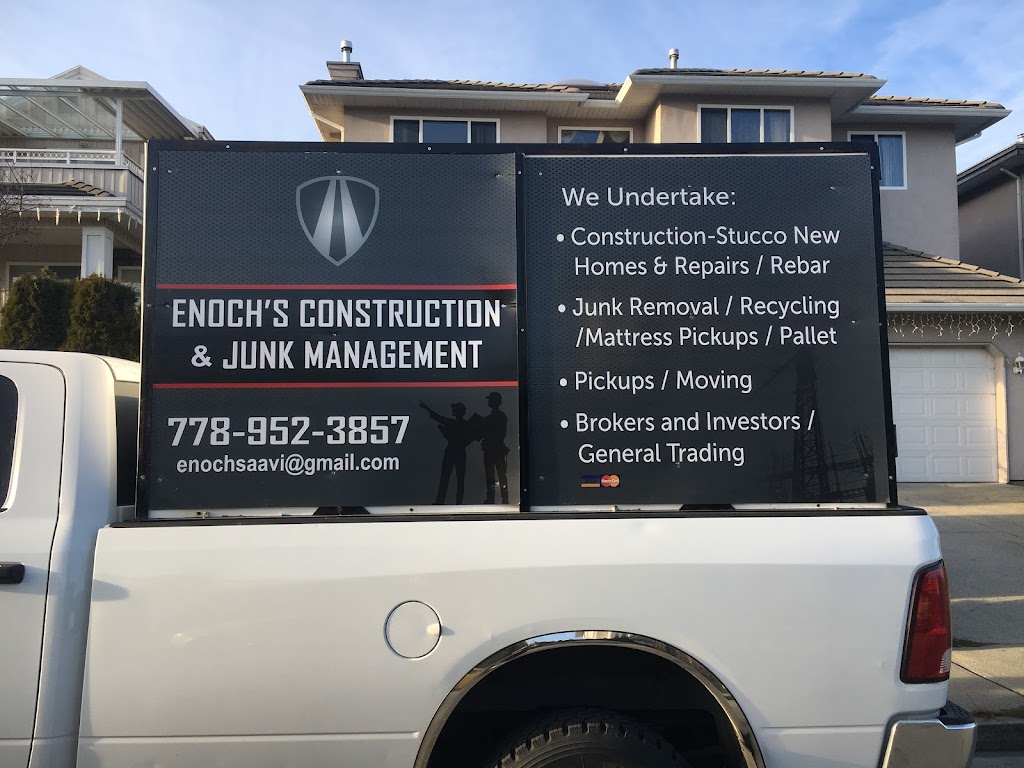 Enoch’s Construction and Junk Management Limited | 2918 Slocan St #211, Vancouver, BC V5M 4S8, Canada | Phone: (778) 952-3857