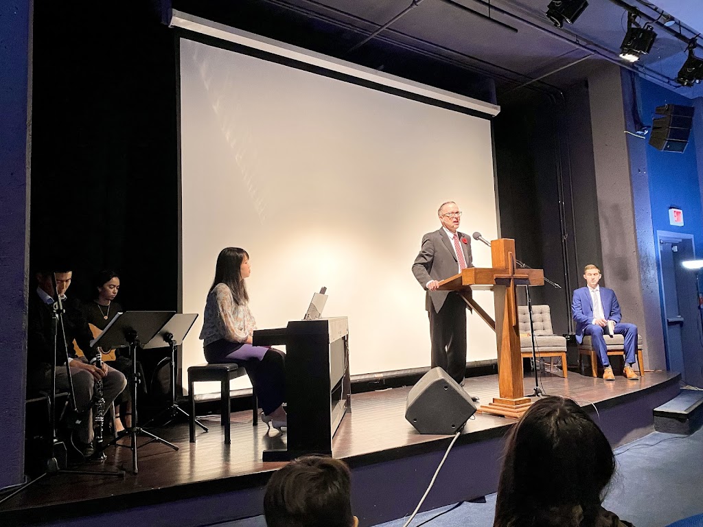 Metro Baptist Church | Downstairs theatre at the Serbian Orthodox Church, 7837 Canada Way, Burnaby, BC V3N 1J1, Canada | Phone: (604) 527-4000