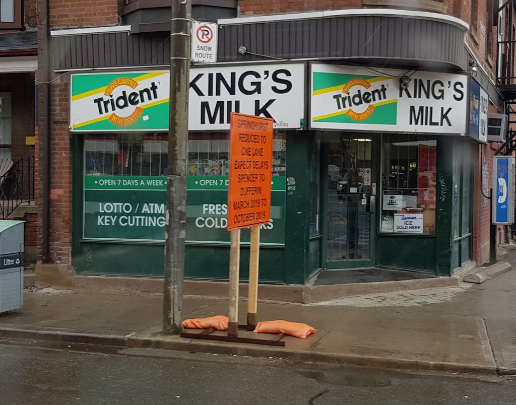 Kings Milk & Grocery | 1265 King St W, Toronto, ON M6K 1G6, Canada | Phone: (416) 535-5828