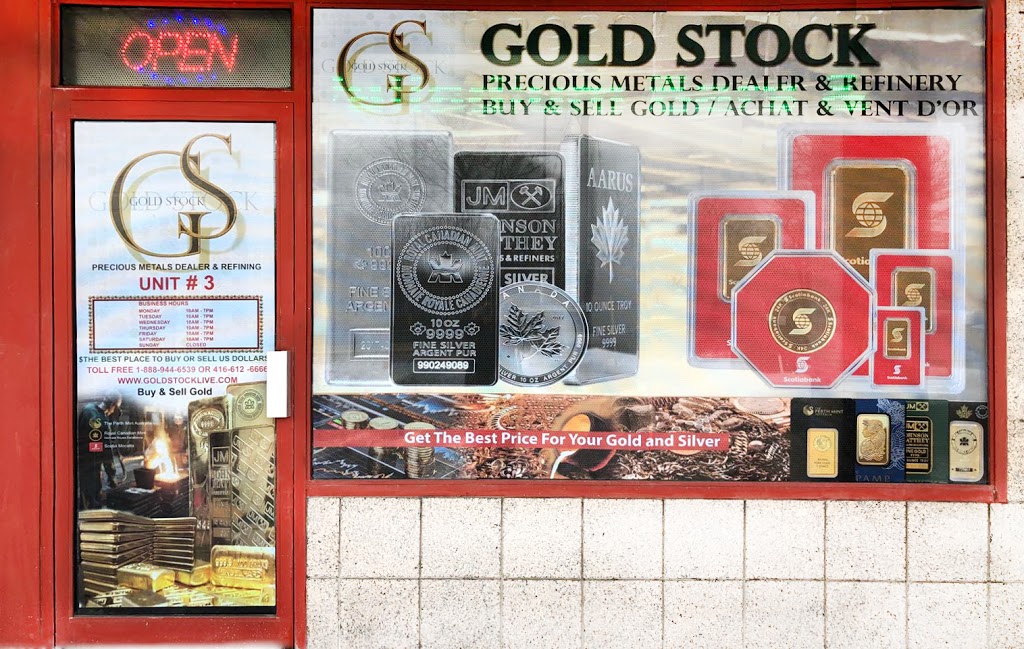 Gold Stock Canada | 3-7086 Airport Rd, Mississauga, ON L4T 2G8, Canada | Phone: (905) 612-6666