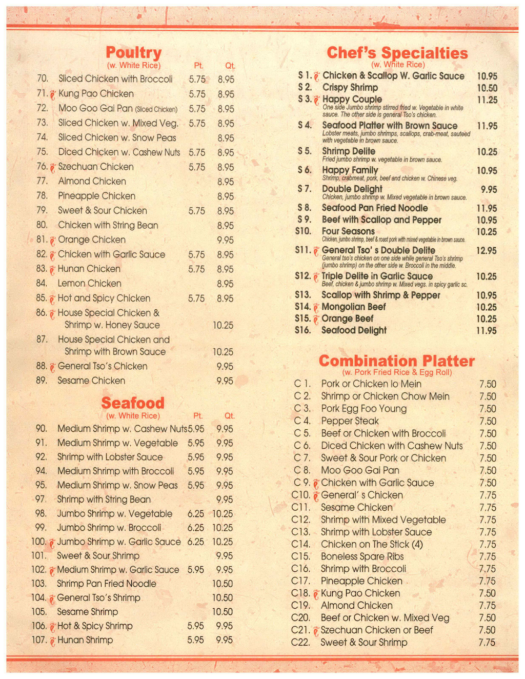 Peking Kitchen | 5297 Lapeer Rd, Smiths Creek, MI 48074, USA | Phone: (810) 966-8899