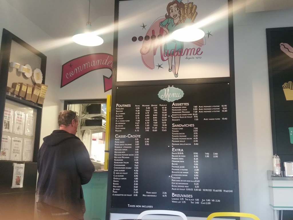 Frites Madame | 9736 Boulevard de St Canut, Mirabel, QC J7N 1N6, Canada | Phone: (450) 438-2966