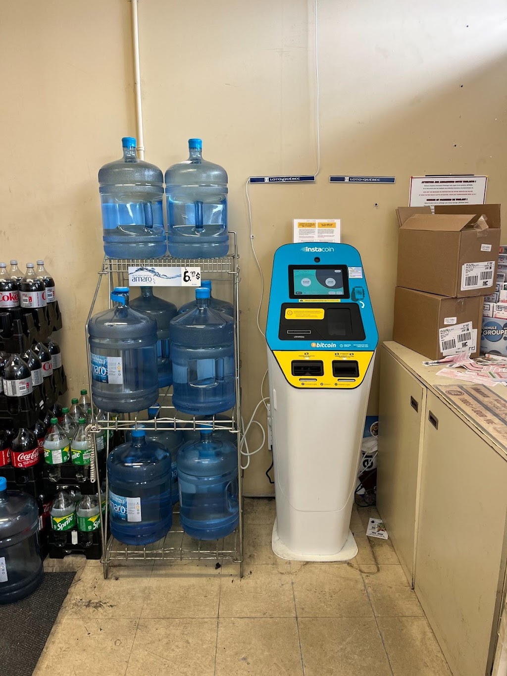 Instacoin Bitcoin ATM - Dépanneur 7 Jours | 836 Boul Provencher, Brossard, QC J4W 1Y6, Canada | Phone: (855) 906-4296