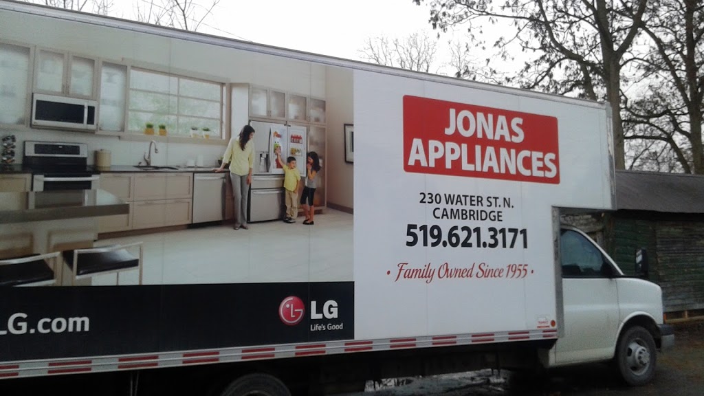 Jonas Appliances | 230 Water St N, Cambridge, ON N1R 3C1, Canada | Phone: (519) 621-3171