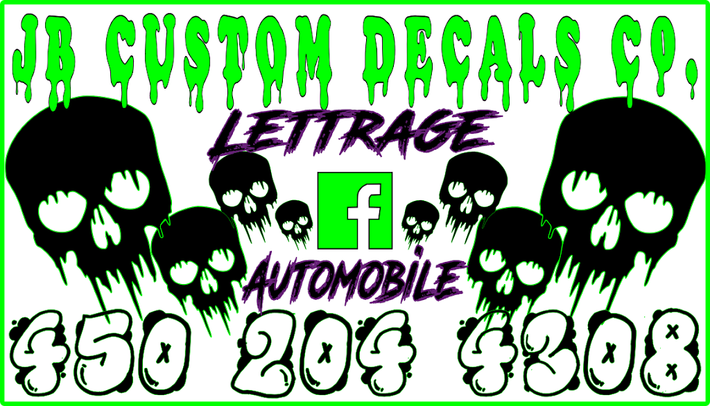 JB Custom Decals Co. | 157 Rue Principale, Warden, QC J0E 2M0, Canada | Phone: (450) 204-4308
