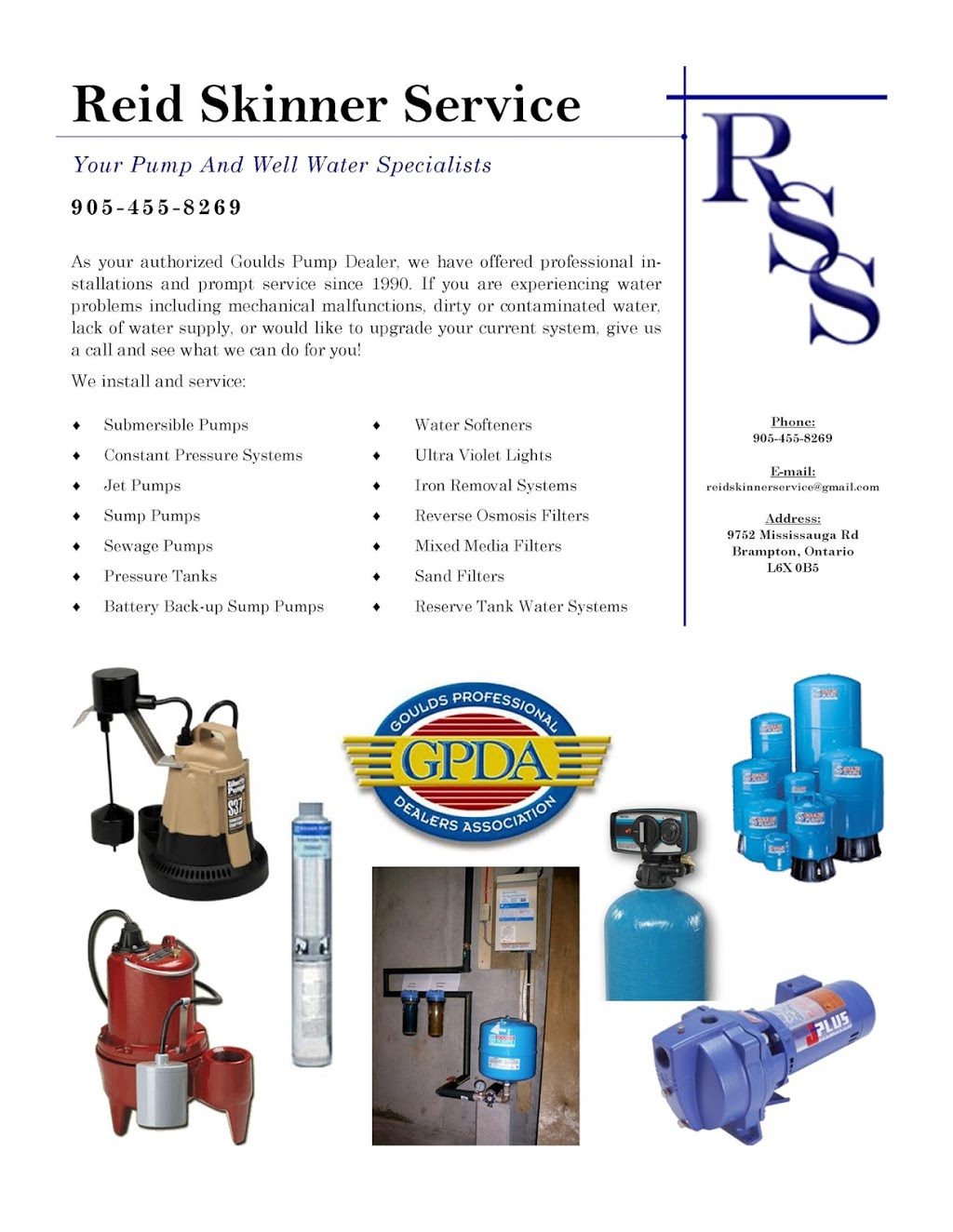 Reid-Skinner Services | 9752 Mississauga Rd, Brampton, ON L6X 0B5, Canada | Phone: (905) 455-8269