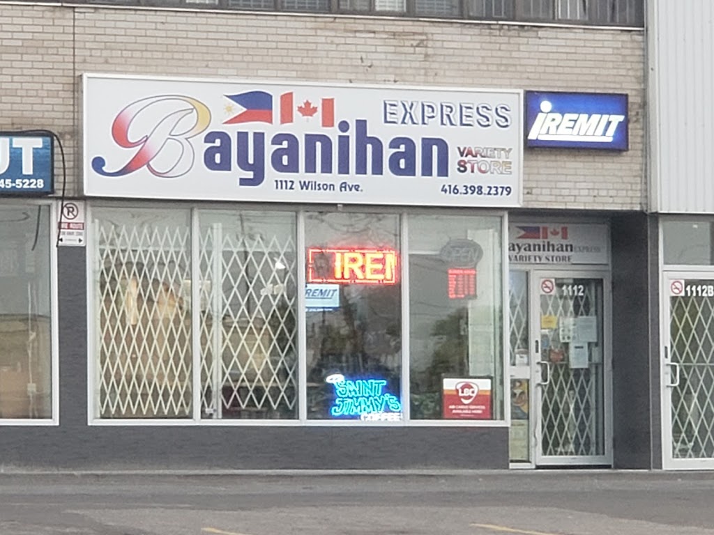 Bayanihan Express Variety Store | cafe | 1112 Wilson Ave, North York, ON M3M 1G7, Canada | 4163982379 OR +1 416-398-2379