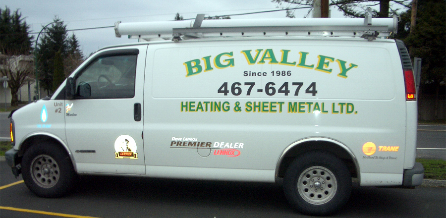 Big Valley Heating & Sheet Metal | home goods store | 11868 216 St, Maple Ridge, BC V2X 5H8, Canada | 6044676474 OR +1 604-467-6474