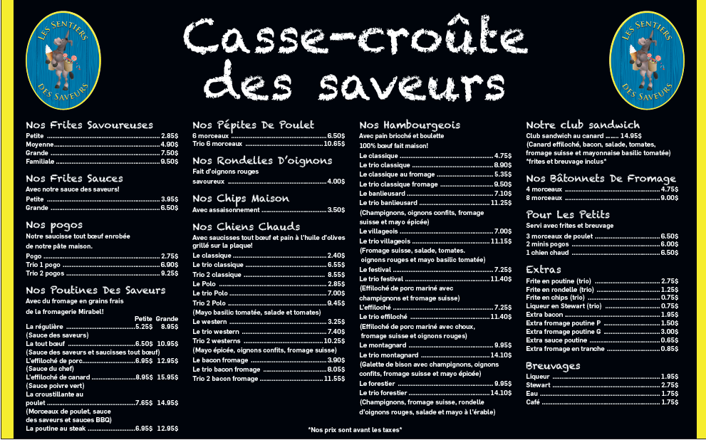 Les Sentiers des Saveurs | 991 Boulevard Ste Sophie, Sainte-Sophie, QC J5J 2V2, Canada | Phone: (514) 239-1425