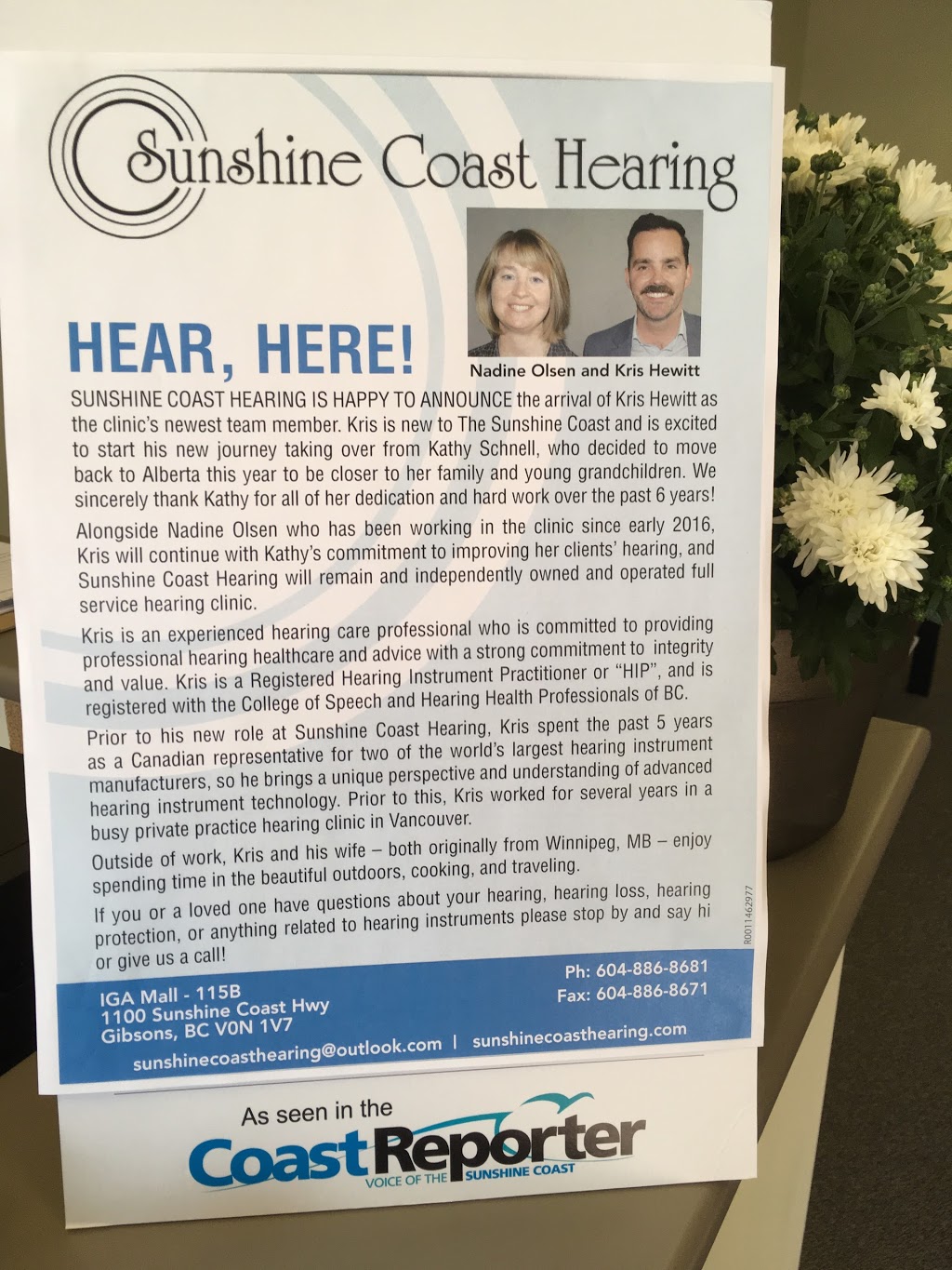 Sunshine Coast Hearing | 115B-1100 Sunshine Coast Hwy, Gibsons, BC V0N 1V7, Canada | Phone: (604) 886-8681