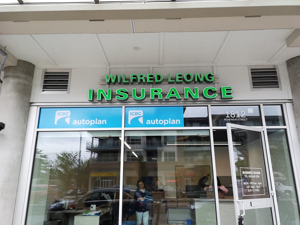 Wilfred Leong Insurance Agencies Ltd | 1812 Renfrew St, Vancouver, BC V6A 4H5, Canada | Phone: (604) 669-6236