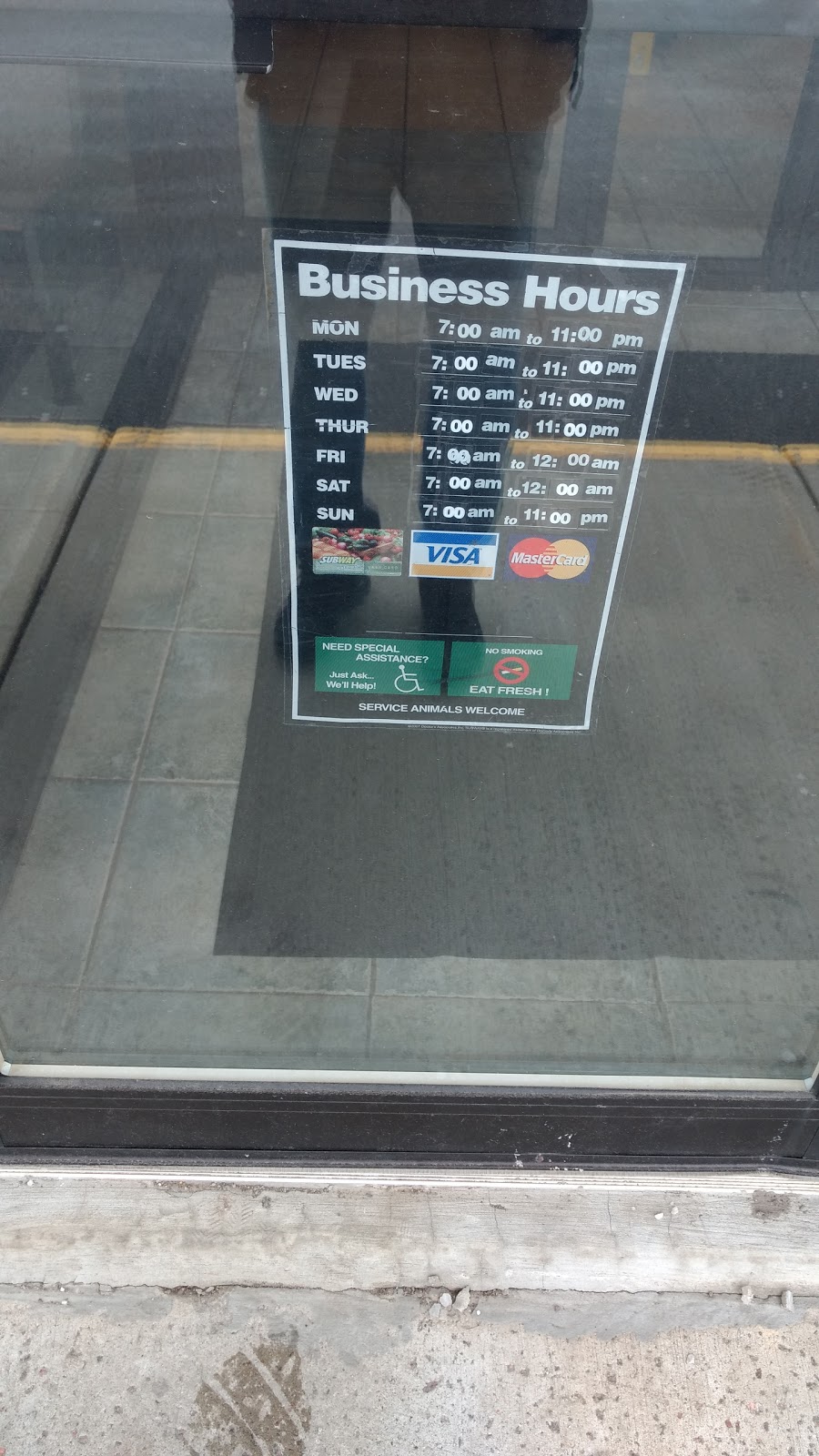 Subway | 630 Pinewood Rd, Riverview, NB E1B 5M7, Canada | Phone: (506) 855-2455