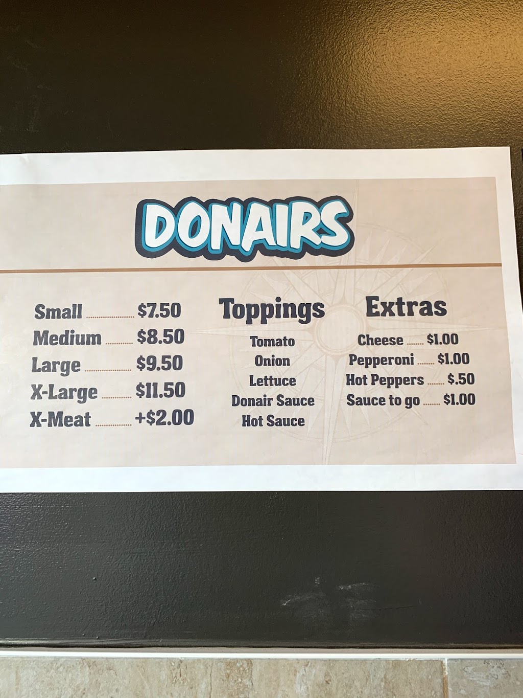 Down East Donairs | 1645 Dundas St E, Whitby, ON L1N 2K9, Canada | Phone: (905) 723-4949