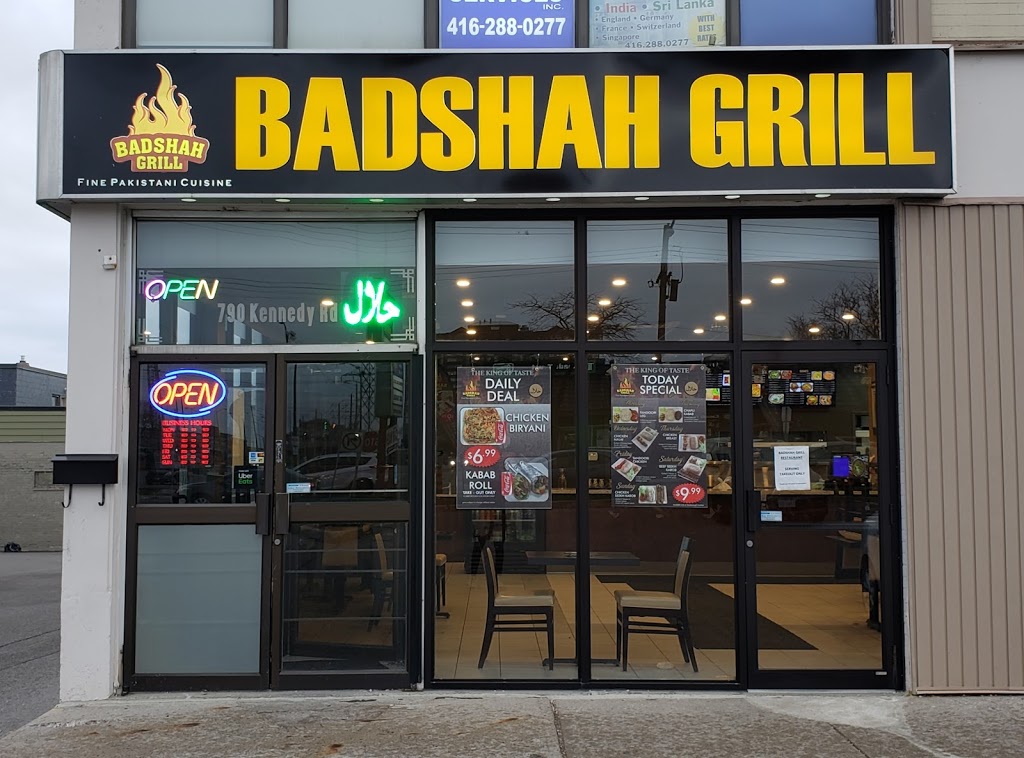 Badshah Grill | 790 Kennedy Rd, Scarborough, ON M1K 2C8, Canada | Phone: (416) 755-6673