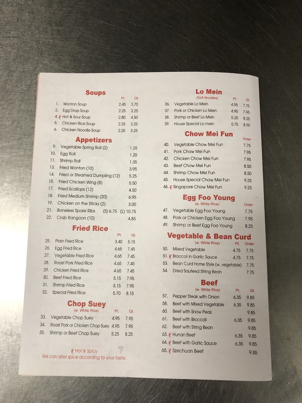 Peking Kitchen | 5297 Lapeer Rd, Smiths Creek, MI 48074, USA | Phone: (810) 966-8899