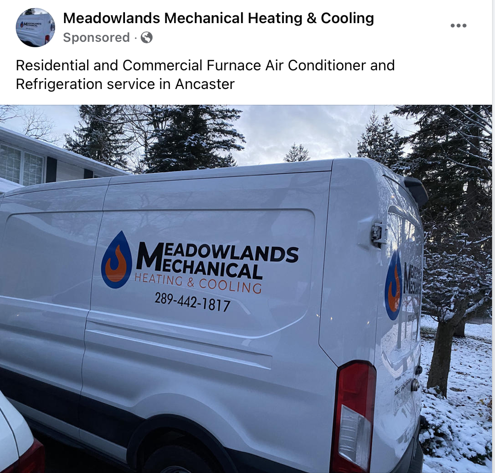 Meadowlands Heating and Cooling | 111 Wilson St E, Ancaster, ON L9G 1K7, Canada | Phone: (289) 442-1817