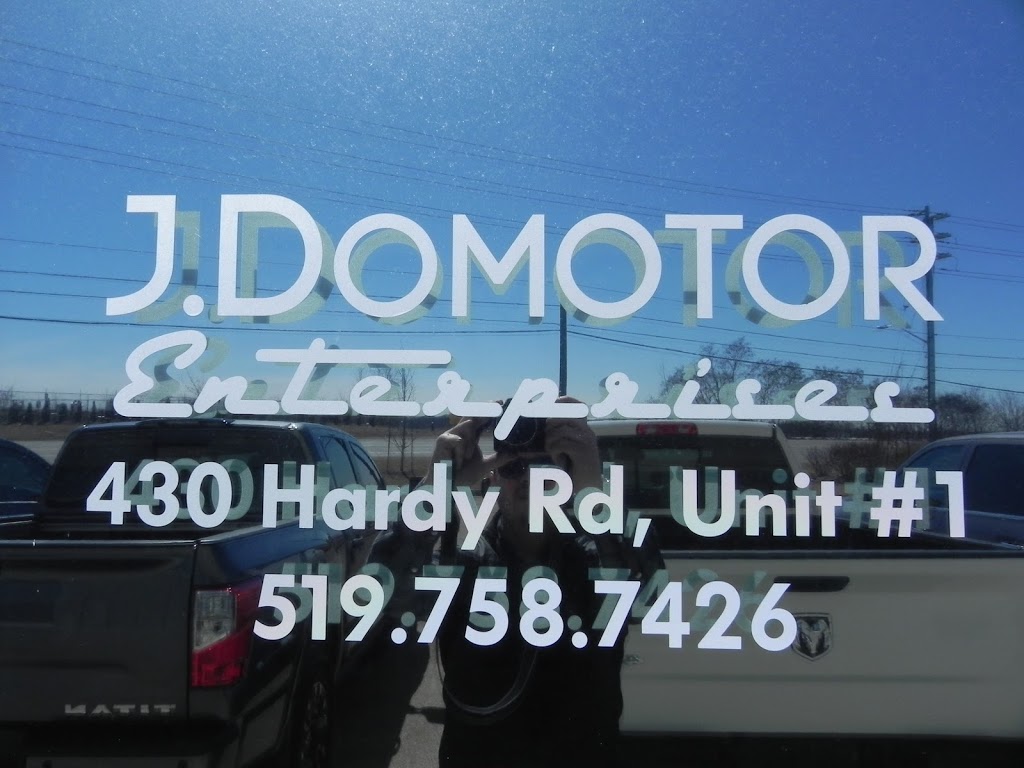 J Domotor Enterprises | 430 Hardy Rd Unit 1, Brantford, ON N3T 5L8, Canada | Phone: (519) 758-7426