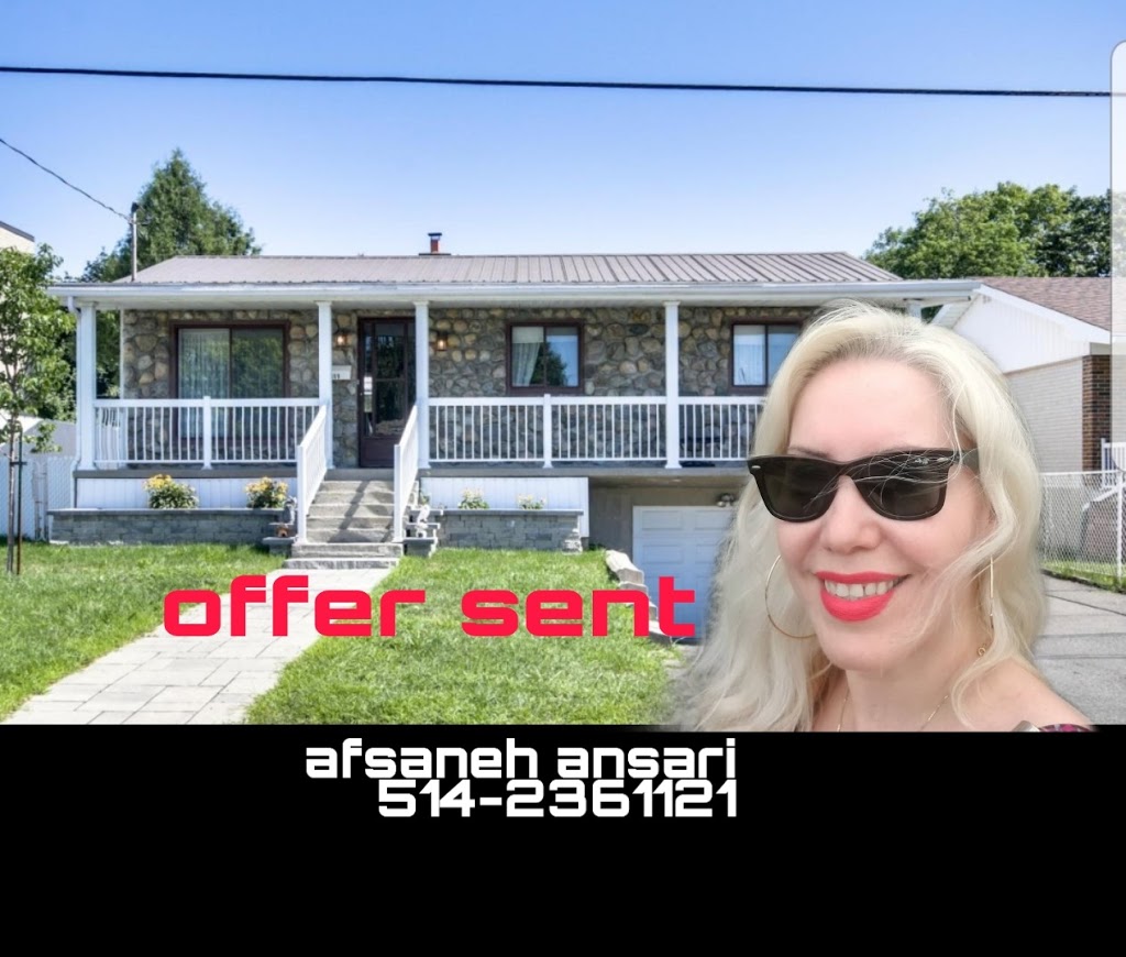 Afsaneh Ansari Courtier Immobilier Residentiel et Commercial | 3899 Autoroute des Laurentides, Laval, QC H7L 3H7, Canada | Phone: (514) 236-1121