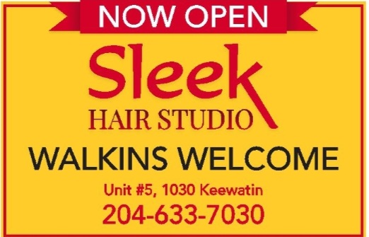 Sleek Hair Studio | 1030 Keewatin St unit 5, Winnipeg, MB R2R 2E2, Canada | Phone: (204) 633-7030