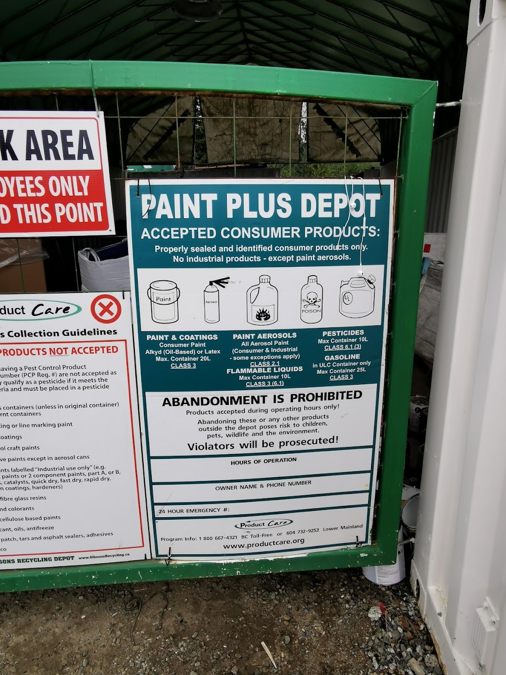 Gibsons Recycling Depot | 1018 Venture Way, Gibsons, BC V0N 1V7, Canada | Phone: (604) 740-1425
