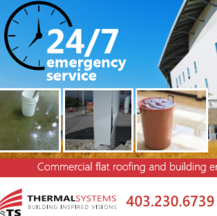 Thermal Systems Flat Roof Repair | 261185 Wagon Wheel Way, Calgary, AB T4A 0E2, Canada | Phone: (403) 230-6739