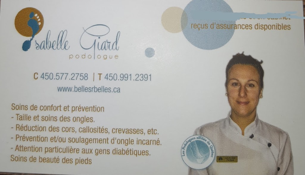 Isabelle Giard Podologue | 242 Rue Denison E, Granby, QC J2H 2R6, Canada | Phone: (450) 577-2758