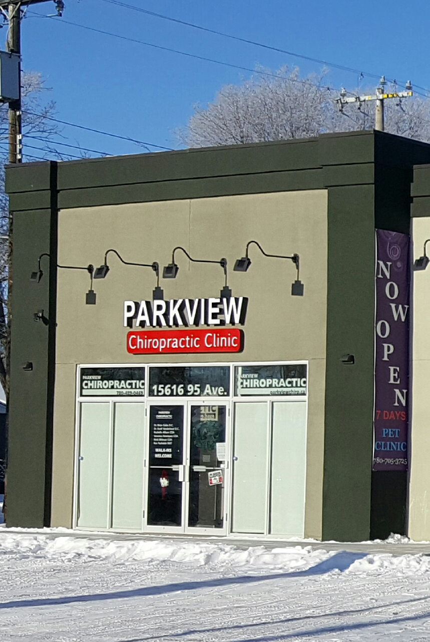 Parkview Chiropractic & Wellness Centre | 15616 95 Ave NW, Edmonton, AB T5P 0A4, Canada | Phone: (780) 489-0469
