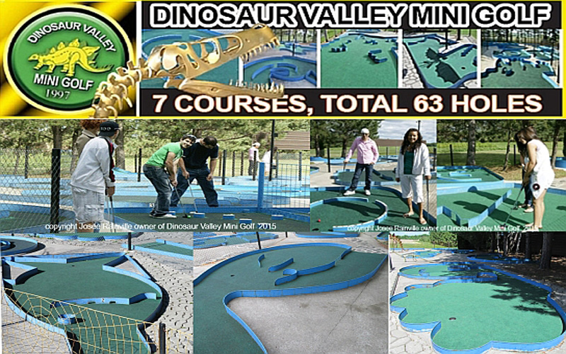 Dinosaur Valley mini Golf | on, Valleyview Road, 3316 St Laurent St, Chelmsford, ON P0M 1L0, Canada | Phone: (705) 897-6302