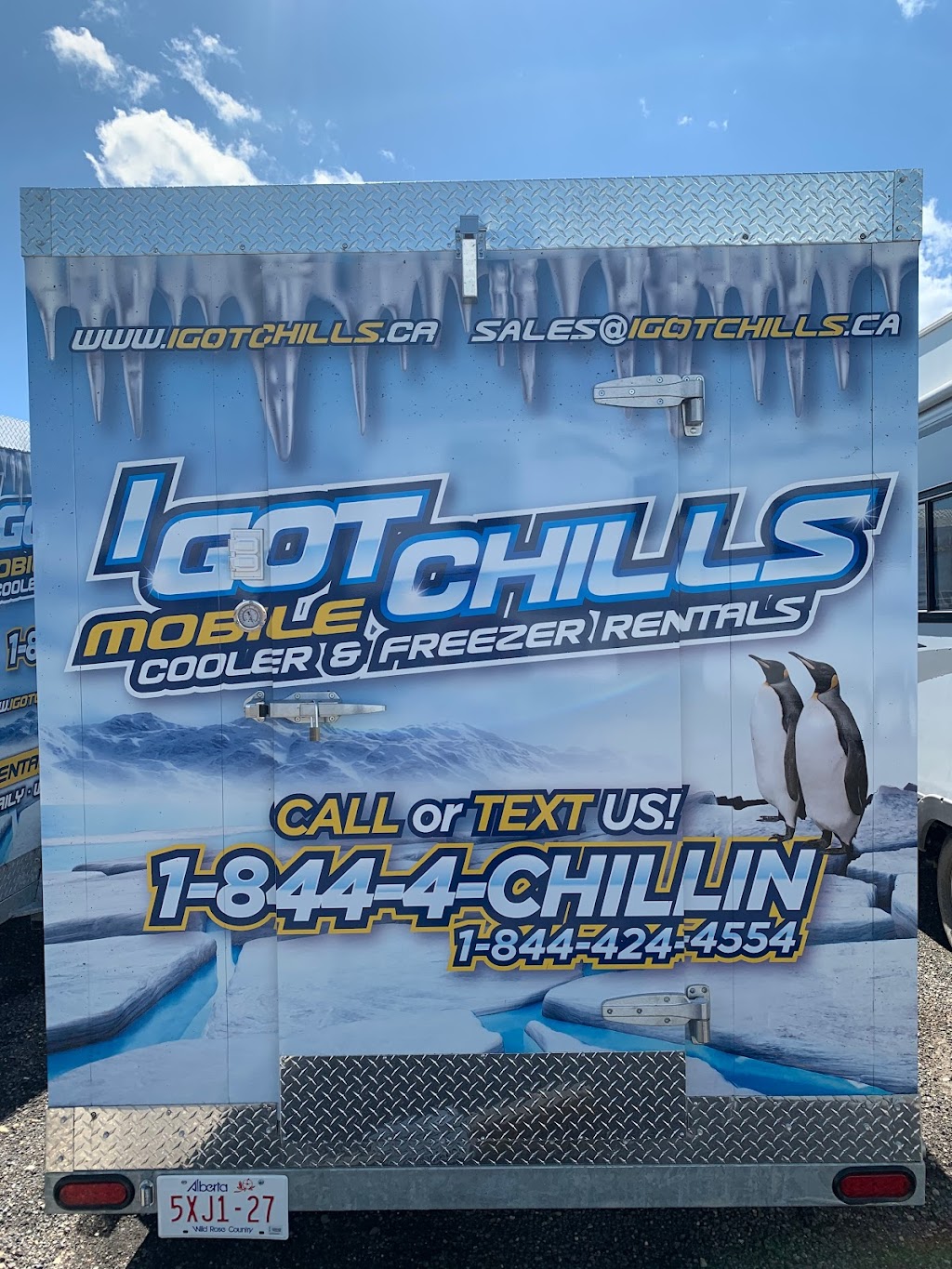 I GOT CHILLS INC. | 243232 Rainbow Rd, Chestermere, AB T1X 0C9, Canada | Phone: (844) 424-4554