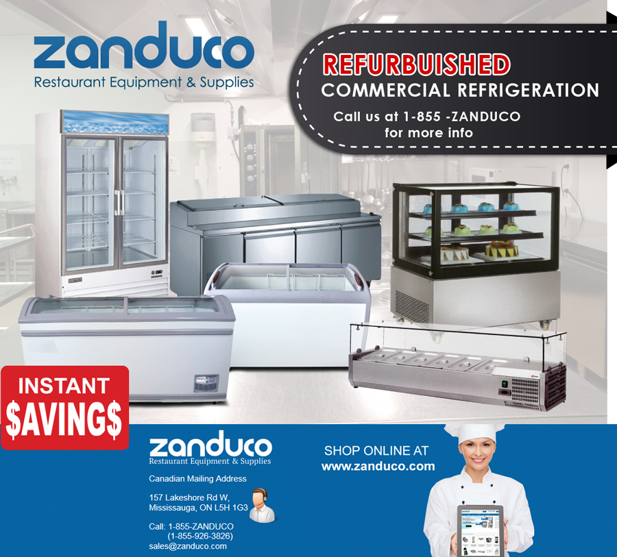 Zanduco Restaurant Equipment & Supplies | 4180 Sladeview Crescent Unit 1, Mississauga, ON L5L 0A1, Canada | Phone: (855) 926-3826