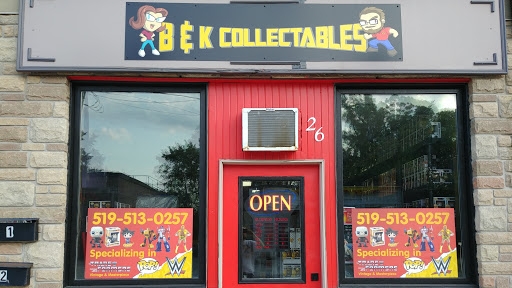B&K Collectables | 26 Queen St W Unit 6, Cambridge, ON N3C 1G1, Canada | Phone: (519) 513-0257