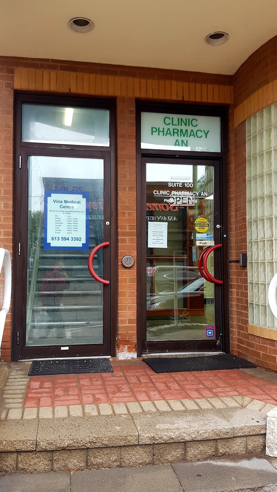 Clinic Pharmacy An | 829 Somerset St W #100, Ottawa, ON K1R 6R4, Canada | Phone: (613) 230-1368