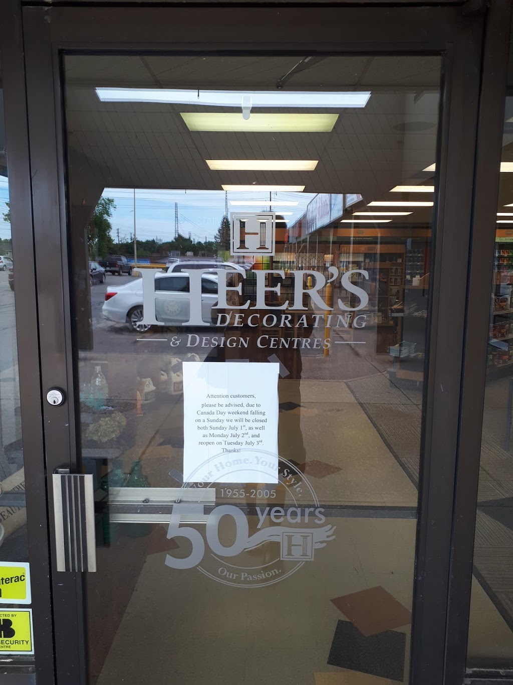 Heers Paint & Décor | 245 Edinburgh Rd S, Guelph, ON N1G 2J6, Canada | Phone: (519) 836-4731